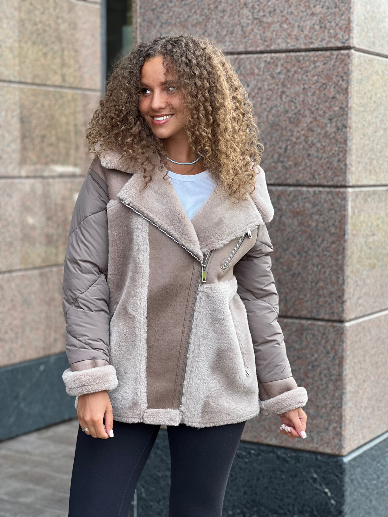 фото Дубленка из эко меха   00-00001843 в Красноярске от магазина Style-Way