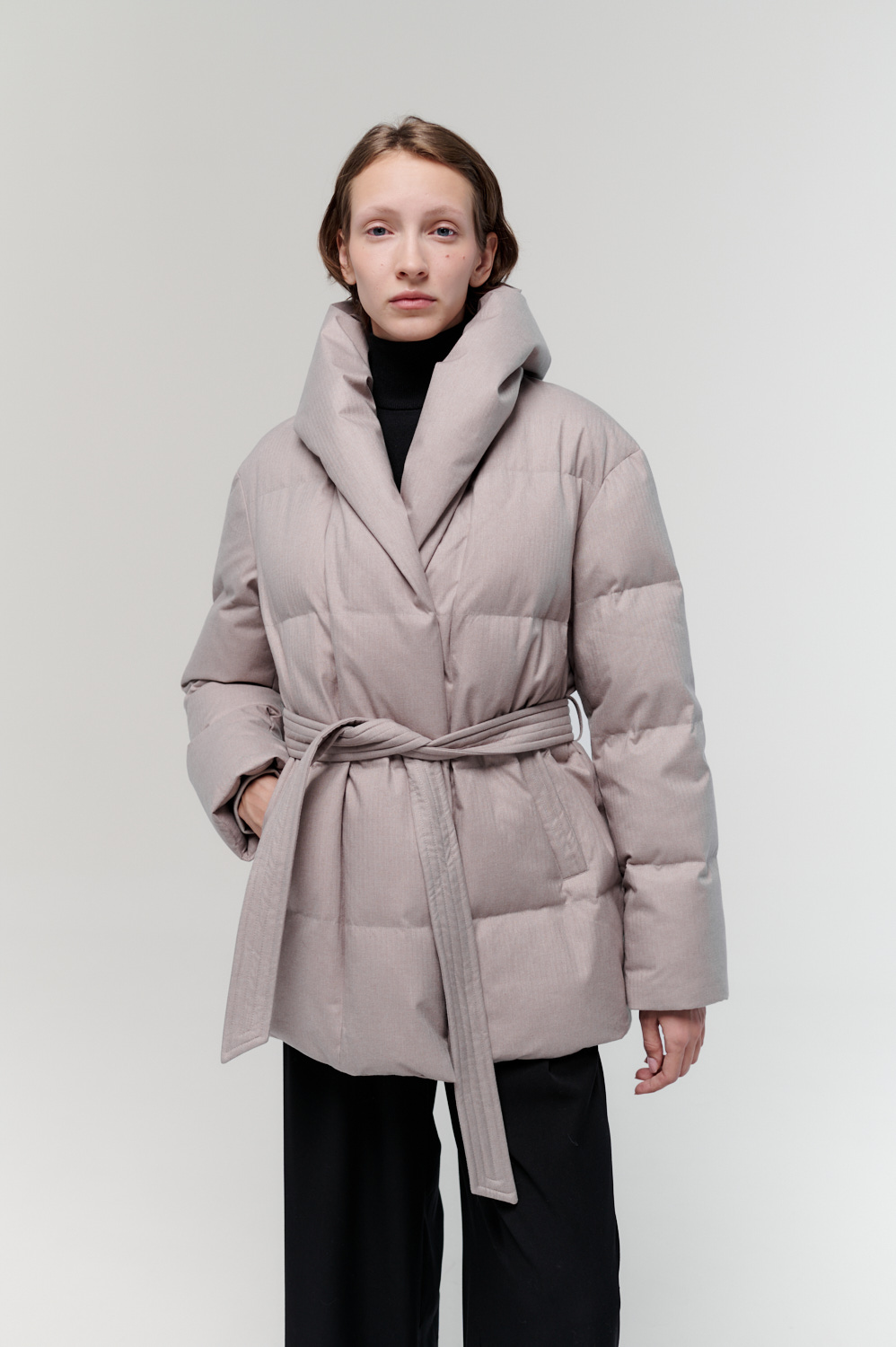 фото Пуховик из шерсти  00-00002253 в Красноярске от магазина Style-Way