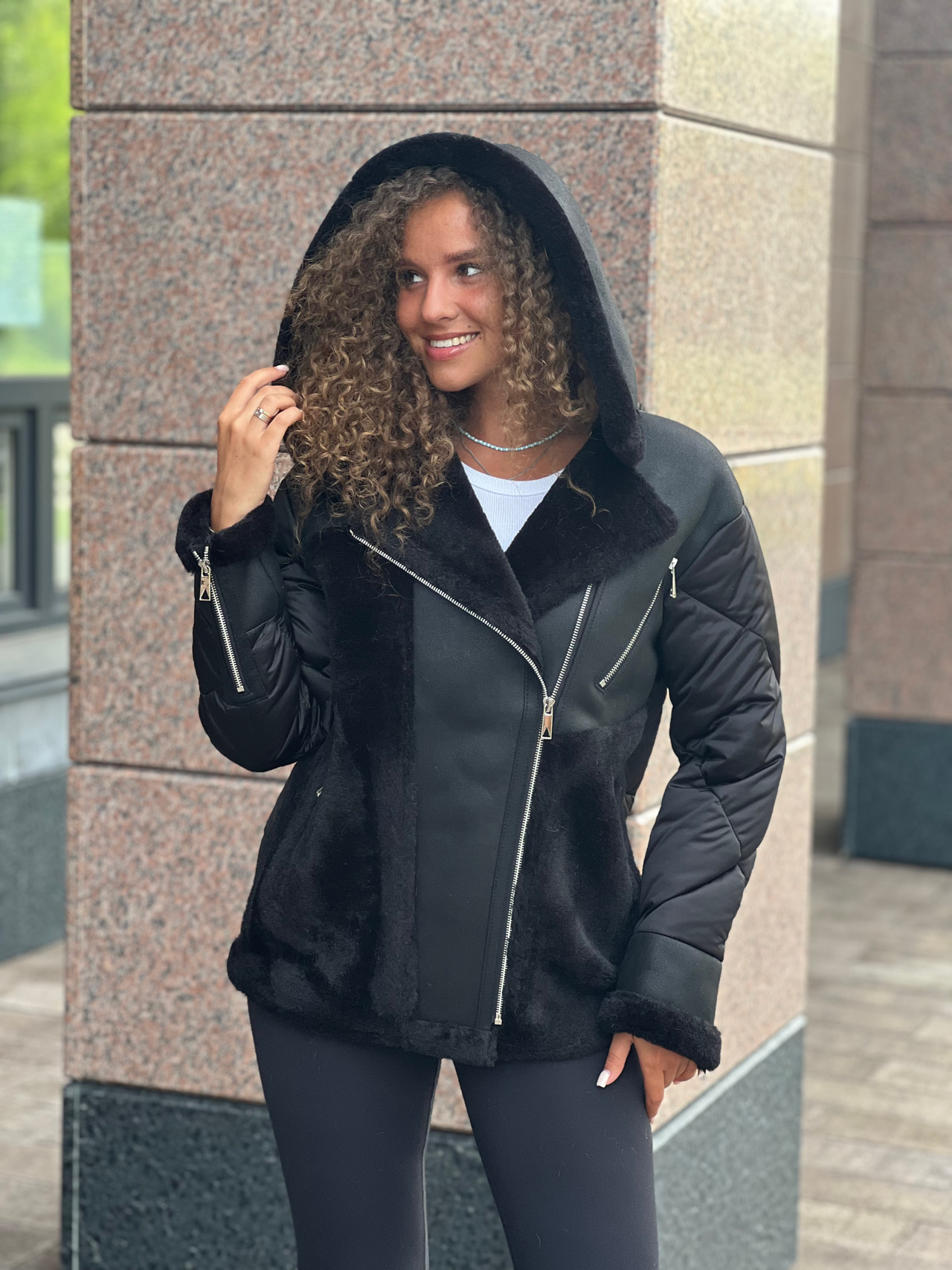 фото Дубленка из эко меха   00-00001844 в Красноярске от магазина Style-Way