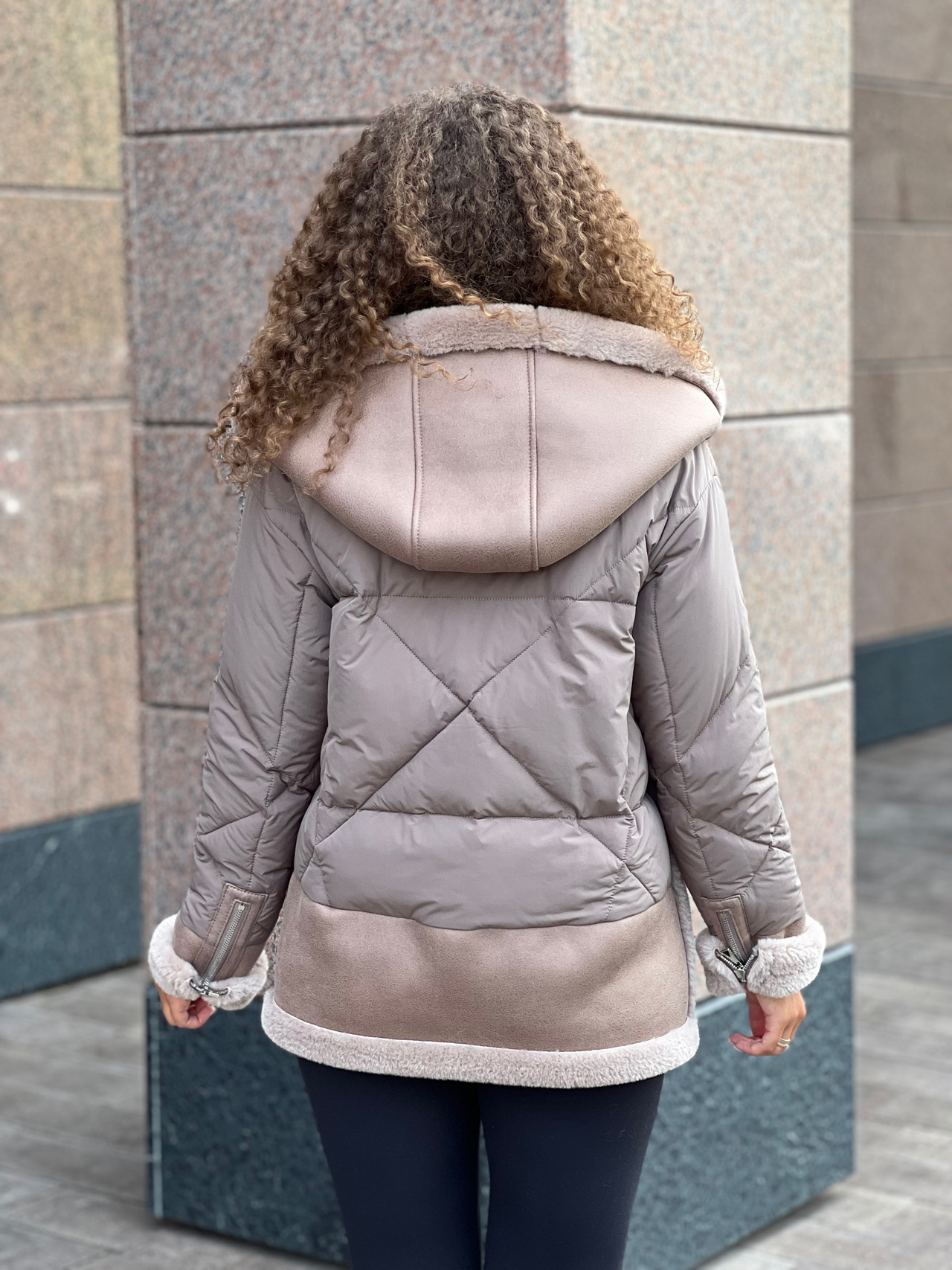 фото Дубленка из эко меха   00-00001843 в Красноярске от магазина Style-Way