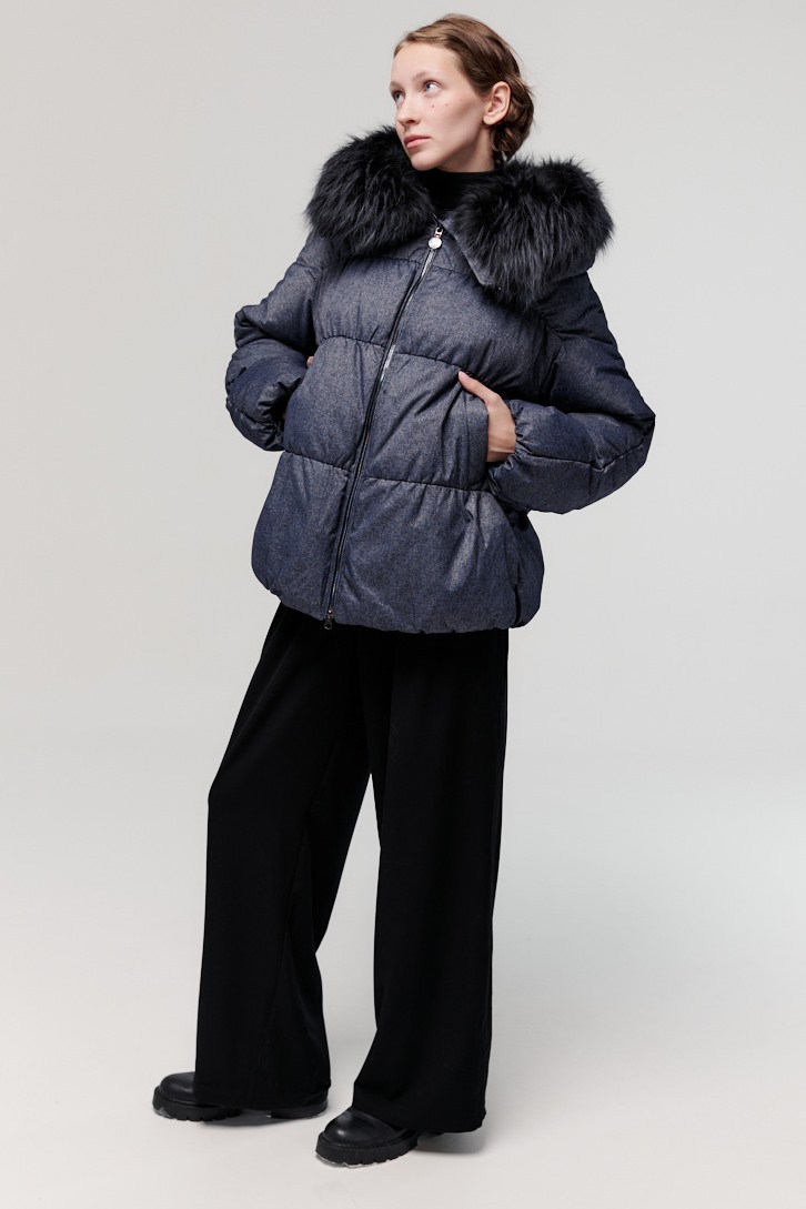 фото Пуховик Torriss с капюшоном 00-00002279 в Красноярске от магазина Style-Way