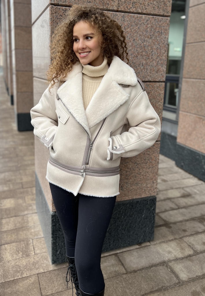фото Дубленка из эко меха   00-00001826 в Красноярске от магазина Style-Way