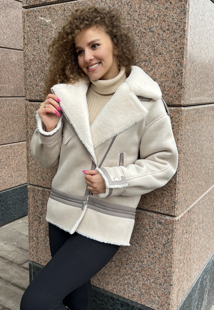 фото Дубленка из эко меха   00-00001826 в Красноярске от магазина Style-Way