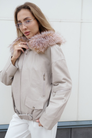 фото Бомбер из натуральной кожи 00-00002409 в Красноярске от магазина Style-Way