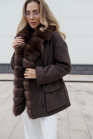 фото Пуховик-парка из кашемира 00-00002396 в Красноярске от магазина Style-Way