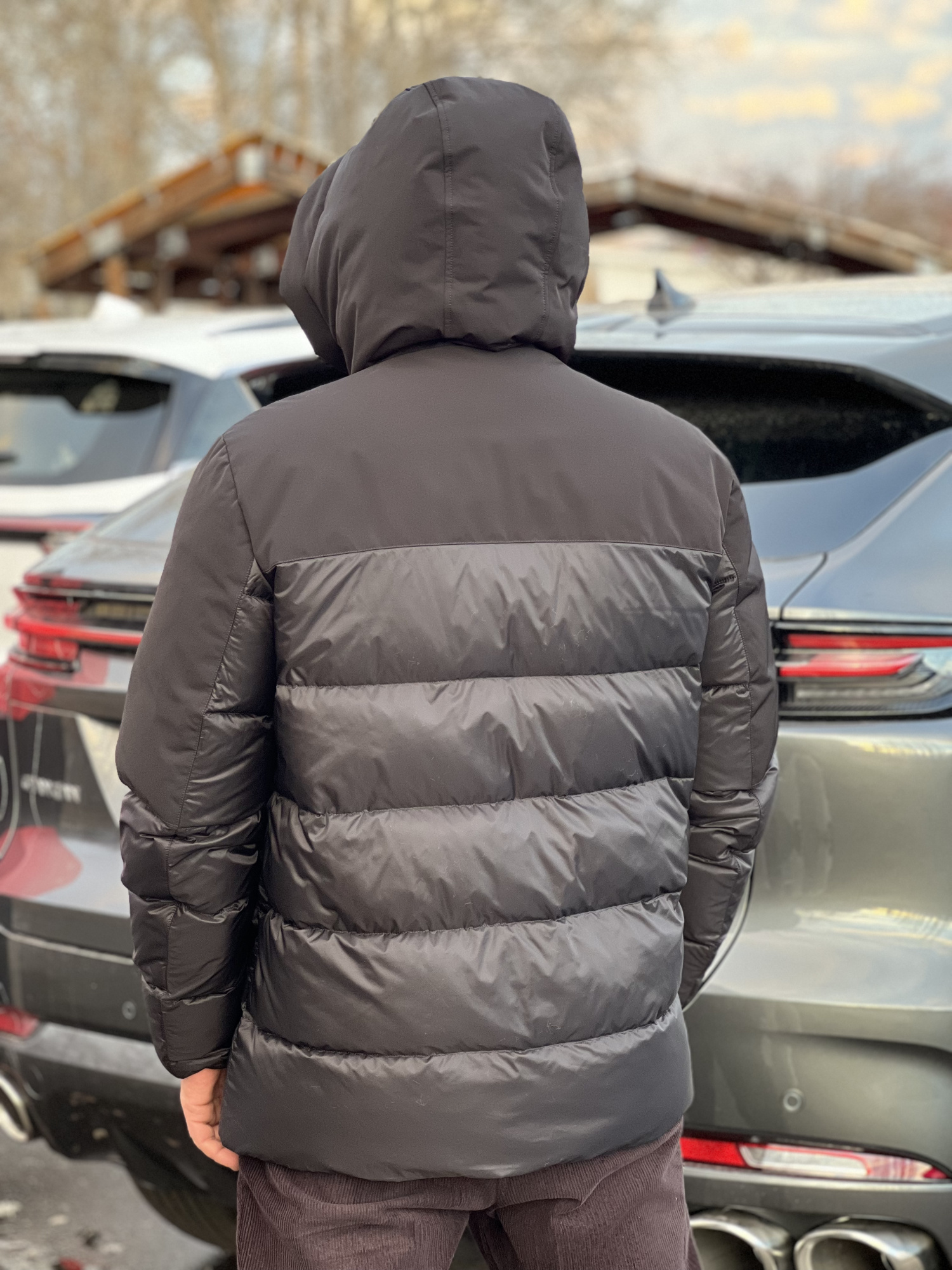фото Пуховик с капюшоном 00-00002117 в Красноярске от магазина Style-Way