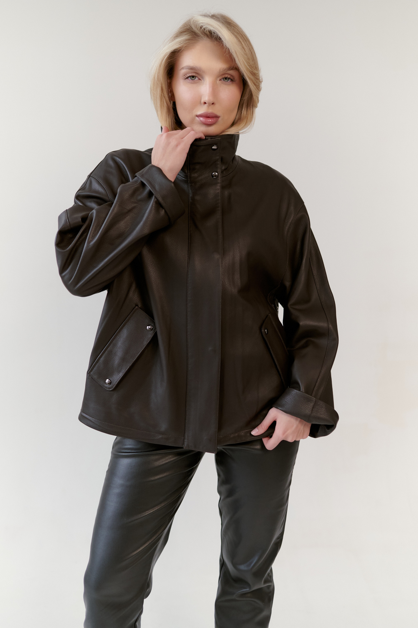 фото Куртка из натуральной кожи 00-00002377 в Красноярске от магазина Style-Way