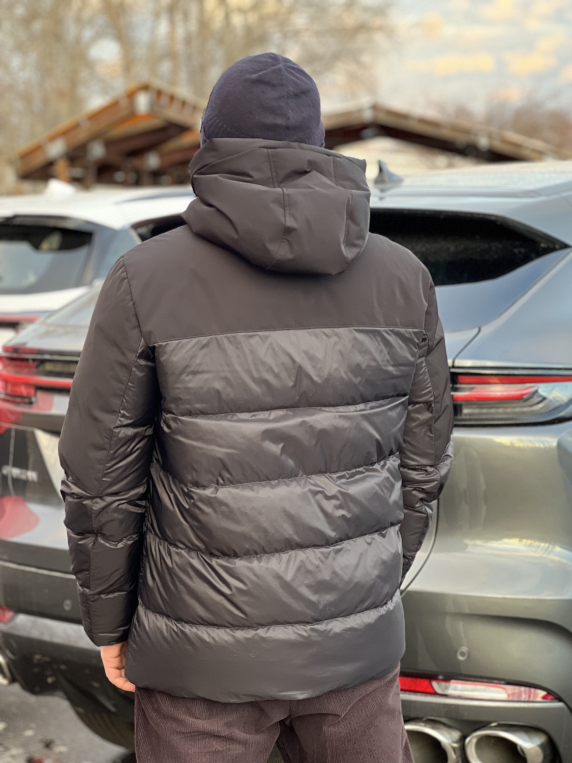 Пуховик с капюшоном 00-00002117