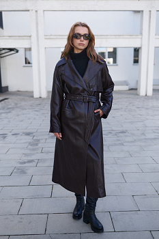 фото Тренч из экокожи Torriss 00-00002381 в Красноярске от магазина Style-Way фото Тренч из экокожи Torriss 00-00002381 в Красноярске от магазина Style-Way