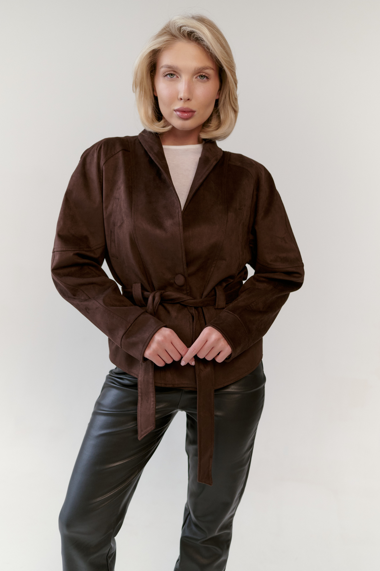 фото Куртка из эко замши 00-00002372 в Красноярске от магазина Style-Way