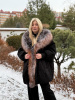 фото Пуховик с натуральным мехом лисы 00-00002141 в Красноярске от магазина Style-Way